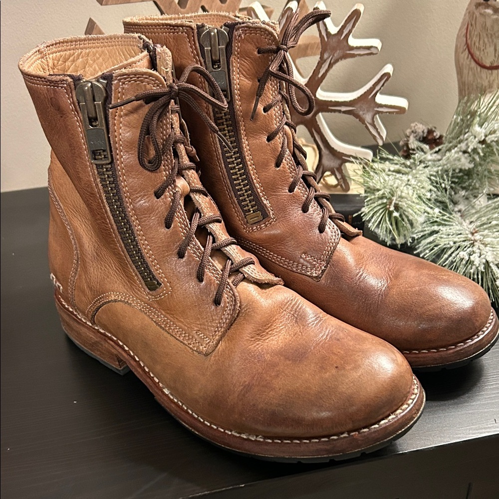 BED|STU ‘Tactic’ Dual Zipper Ankle Boots, Size 10, Excellent Condition